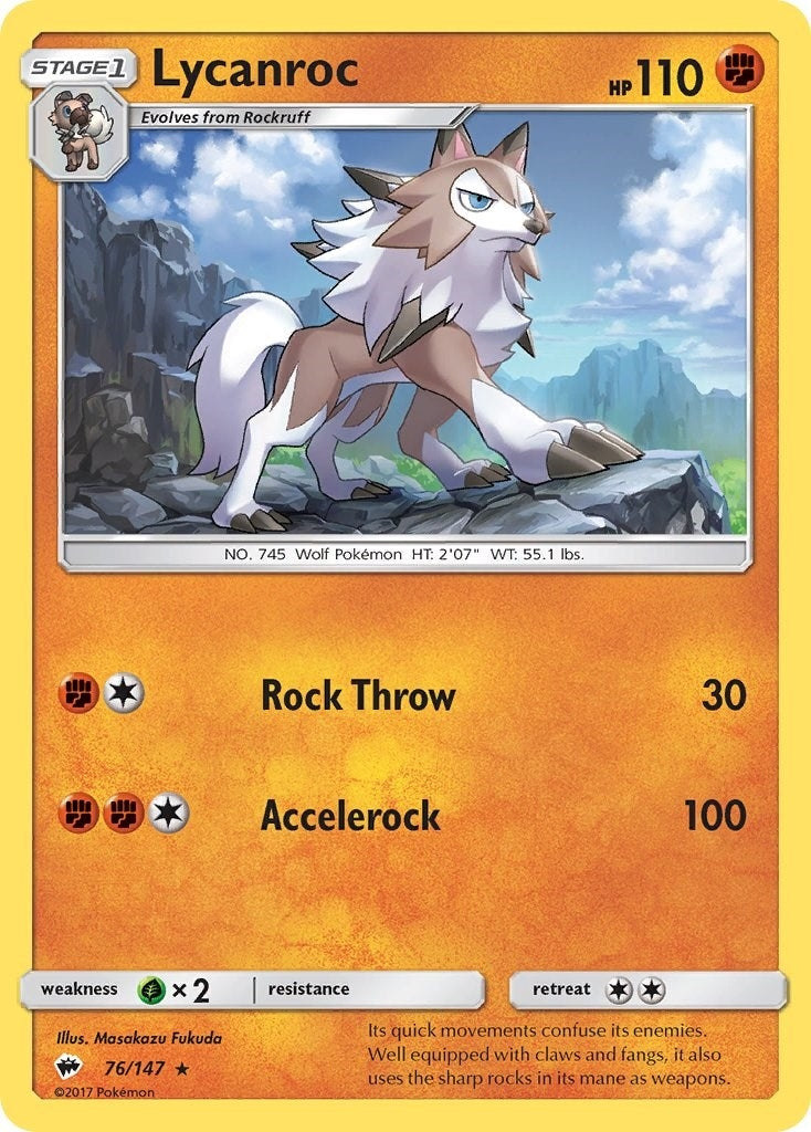 Image for Lycanroc (76) - Pokemon