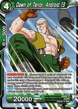Image for Dawn of Terror, Android 13 (2018) - Dragon Ball Super: Masters