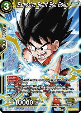 Image for Explosive Spirit Son Goku - Dragon Ball Super: Masters