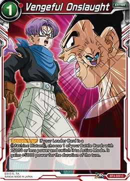 Image for Vengeful Onslaught - Dragon Ball Super: Masters