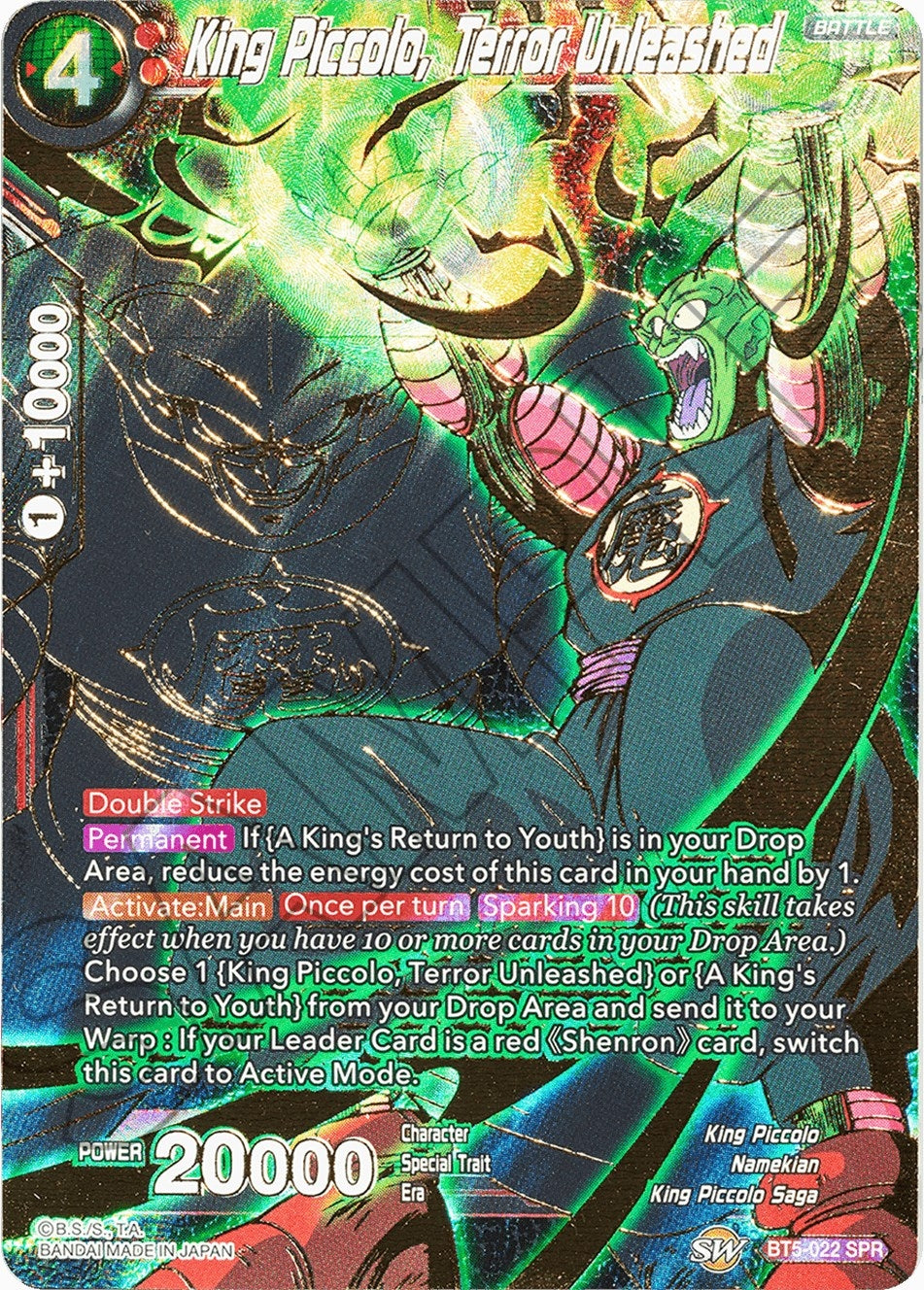 Image for King Piccolo, Terror Unleashed (SPR) - Dragon Ball Super: Masters