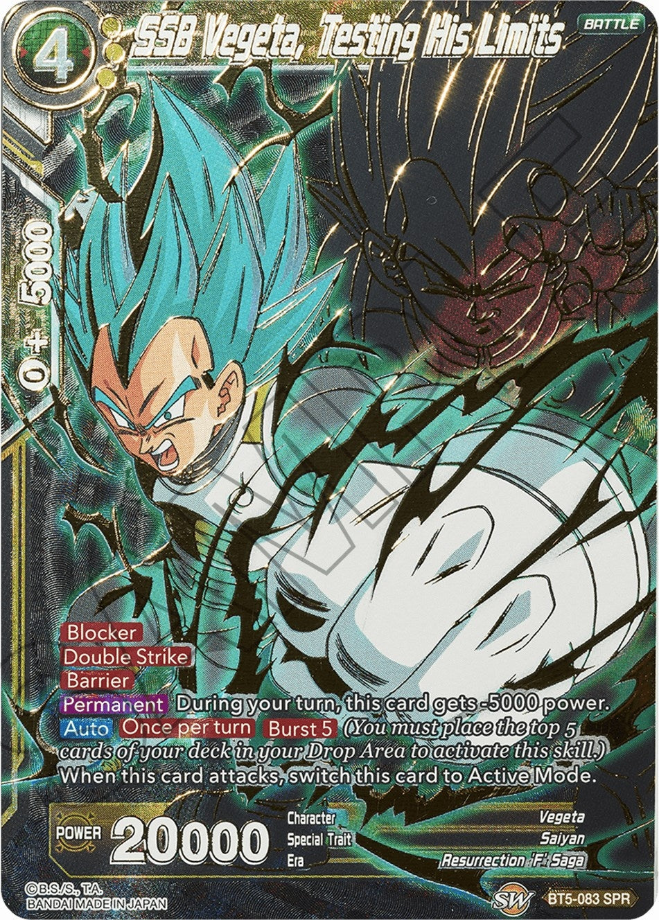 Image for SSB Vegeta, Testing His Limits (SPR) - Dragon Ball Super: Masters