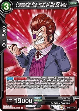 Image for Commander Red, Head of the RR Army - Dragon Ball Super: Masters