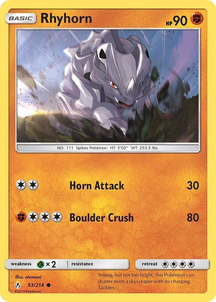 Image for Rhyhorn (93) - Pokemon