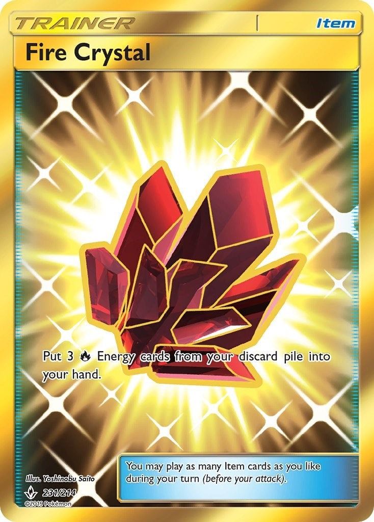 Image for Fire Crystal (Secret) - Pokemon