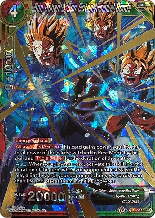 Image for Son Gohan & Son Goten, Familial Bonds (Reprint) - Dragon Ball Super: Masters