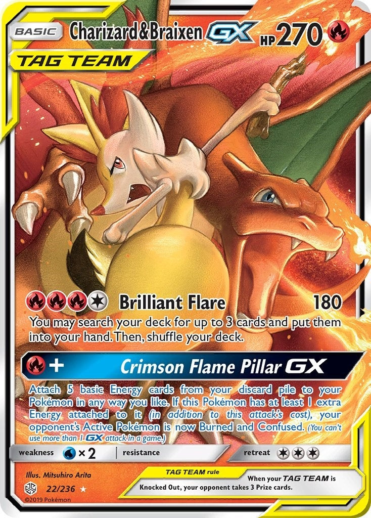 Image for Charizard & Braixen GX - Pokemon