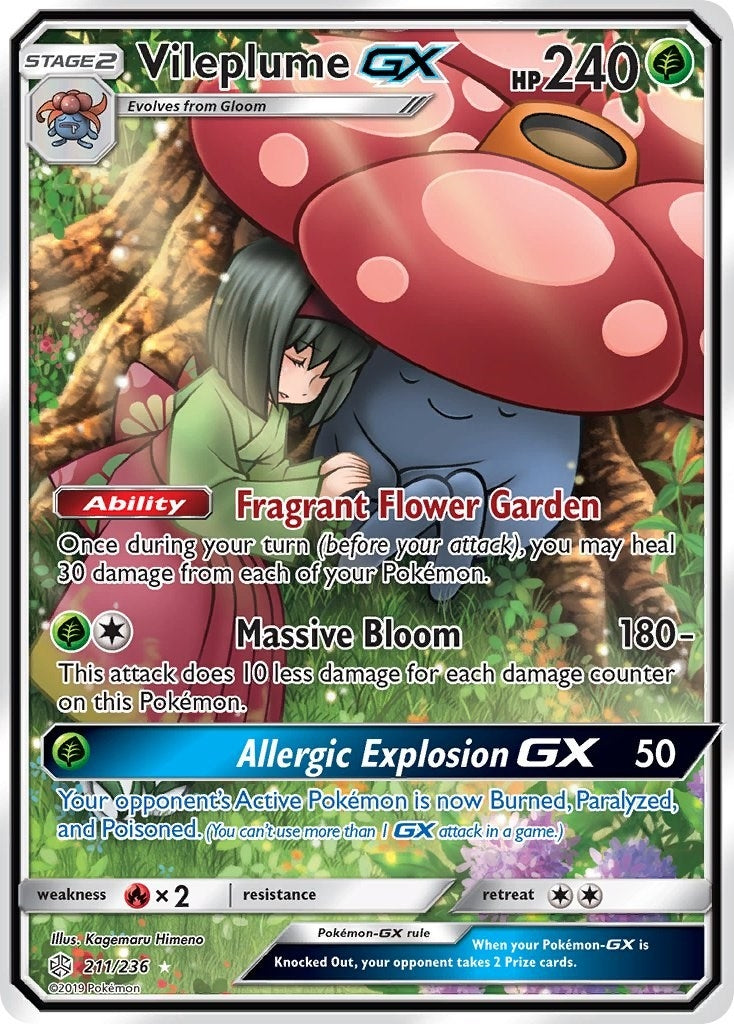 Image for Vileplume GX (Full Art) - Pokemon