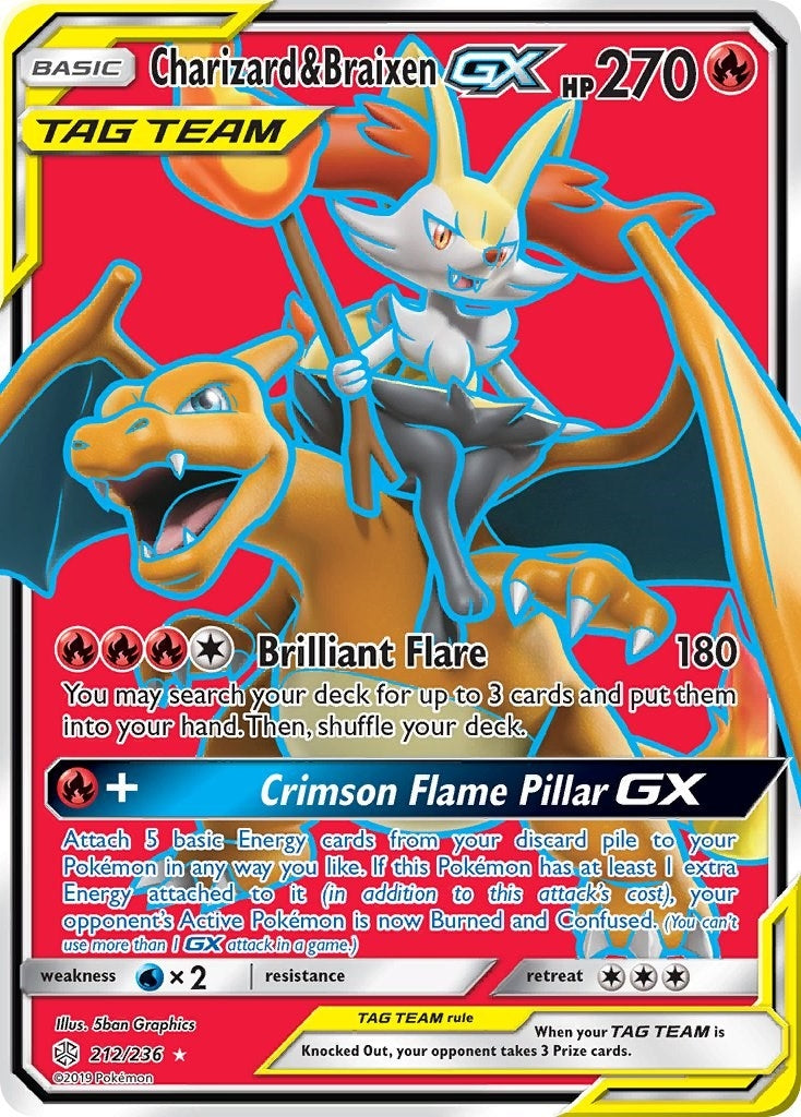Image for Charizard & Braixen GX (Full Art) - Pokemon
