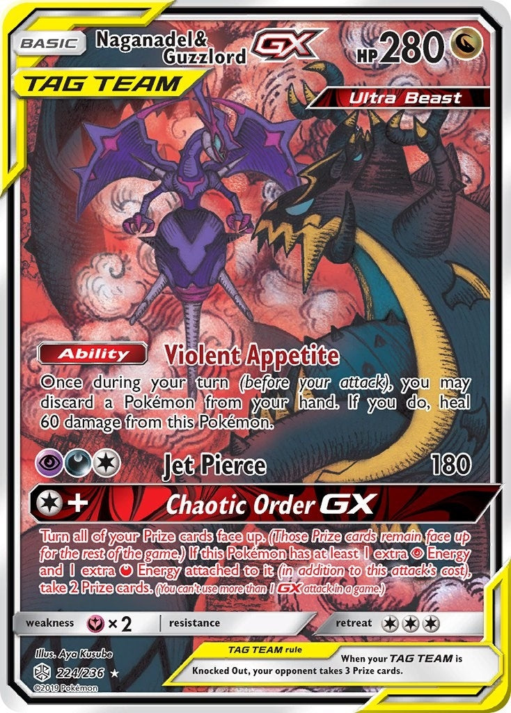 Image for Naganadel & Guzzlord GX (Alternate Full Art) - Pokemon
