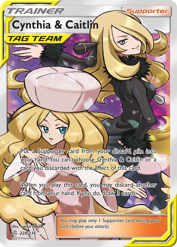 Image for Cynthia & Caitlin (Full Art) - Pokemon
