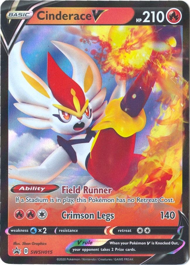 Image for Cinderace V - SWSH015 - Pokemon