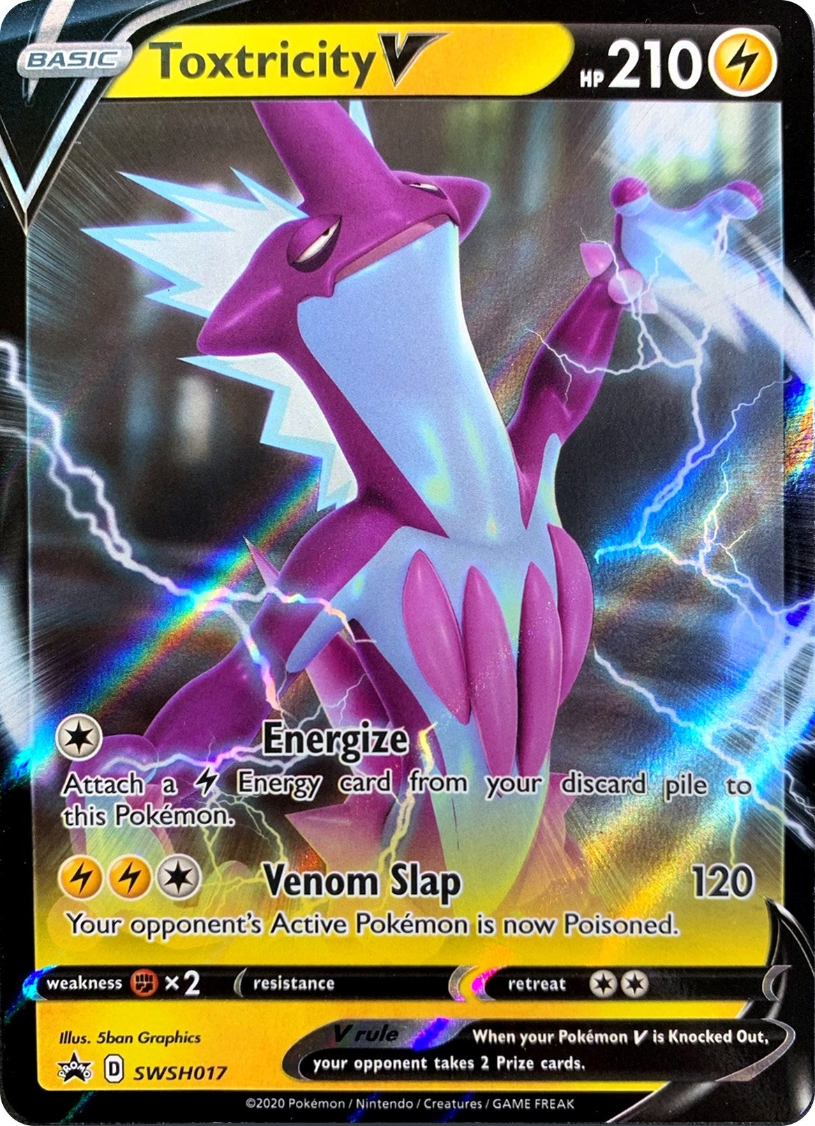 Image for Toxtricity V - SWSH017 - Pokemon