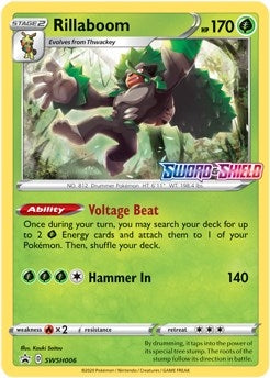 Image for Rillaboom - SWSH006 (Prerelease) - Pokemon
