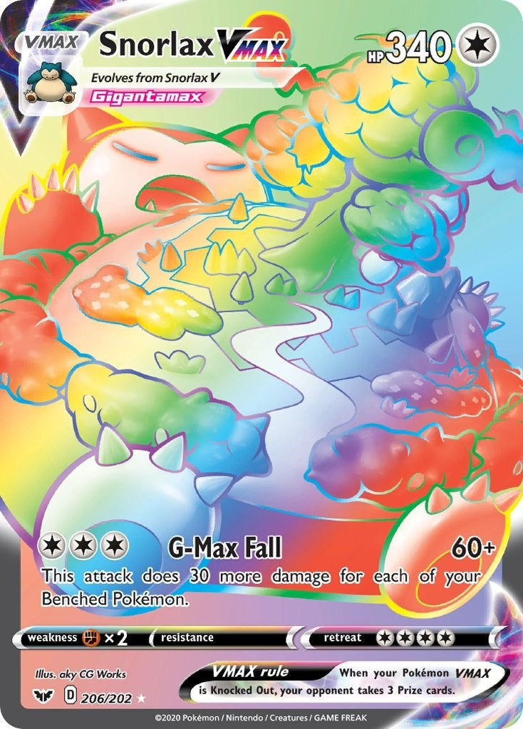 Image for Snorlax VMAX (Secret) - Pokemon