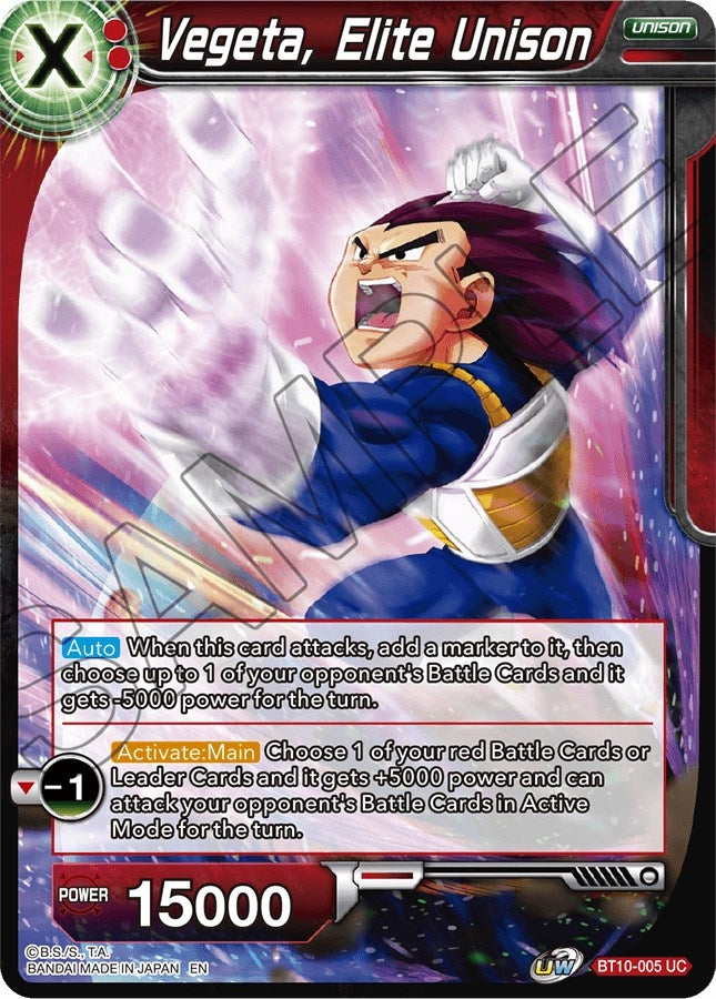 Image for Vegeta, Elite Unison - Dragon Ball Super: Masters