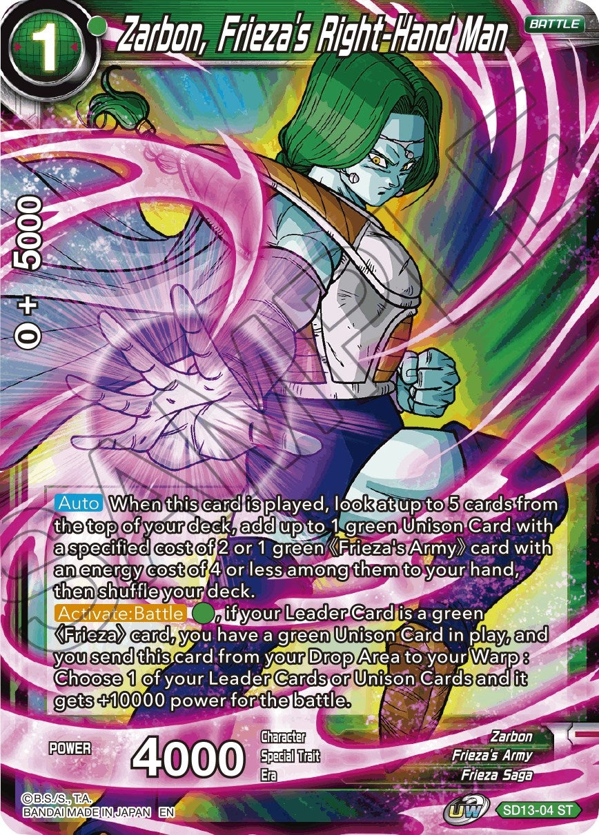 Image for Zarbon, Frieza's Right-Hand Man - Dragon Ball Super: Masters