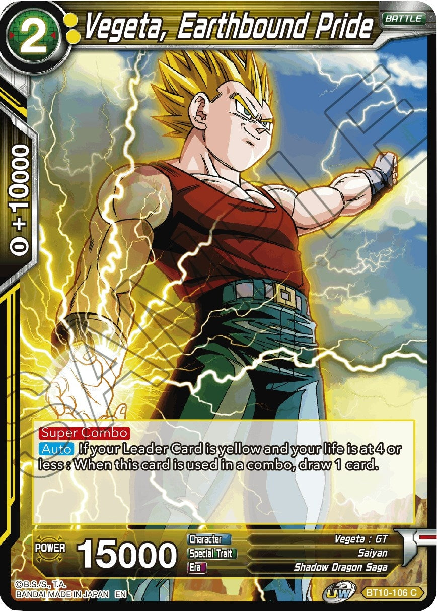 Image for Vegeta, Earthbound Pride - Dragon Ball Super: Masters