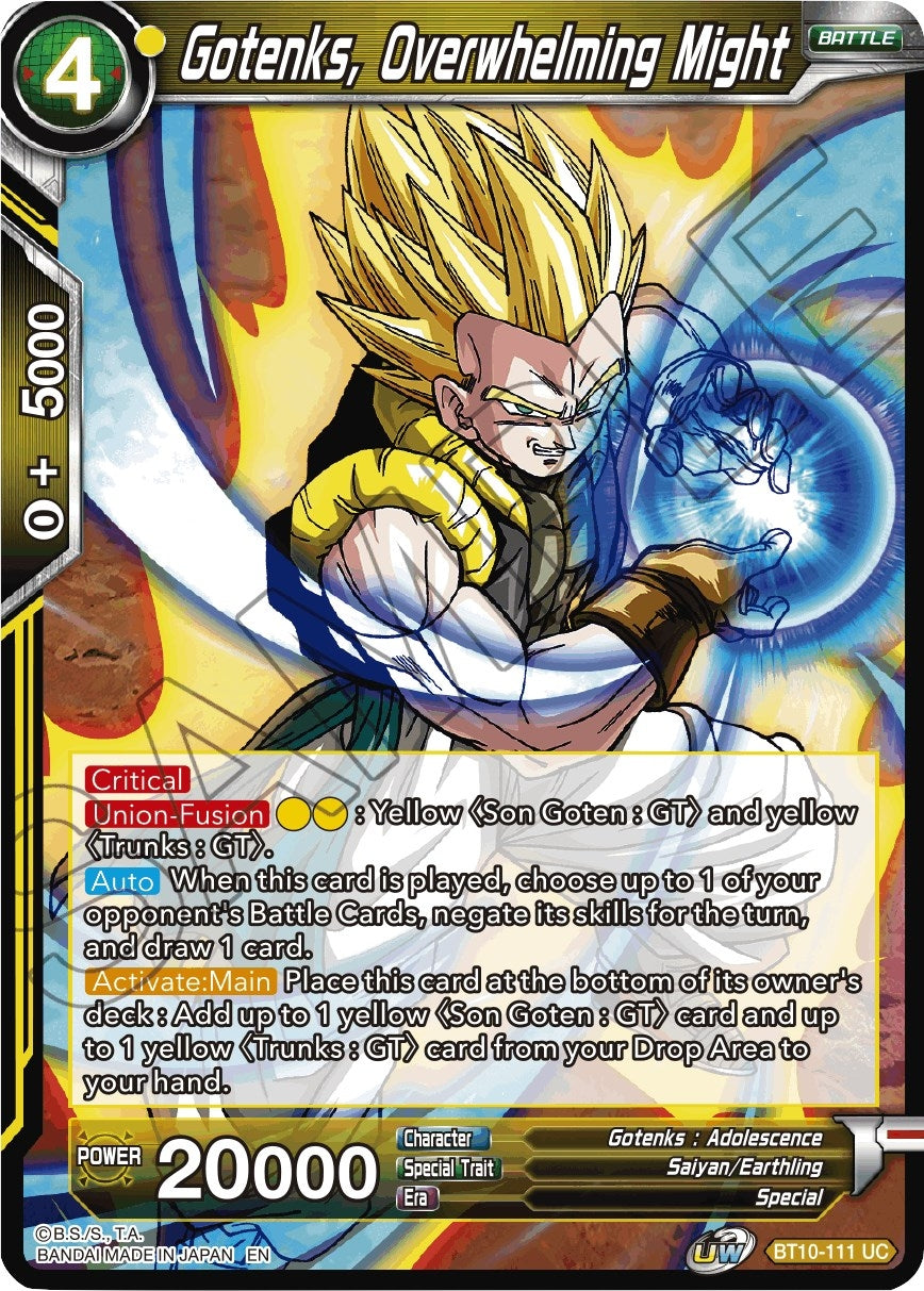 Image for Gotenks, Overwhelming Might - Dragon Ball Super: Masters