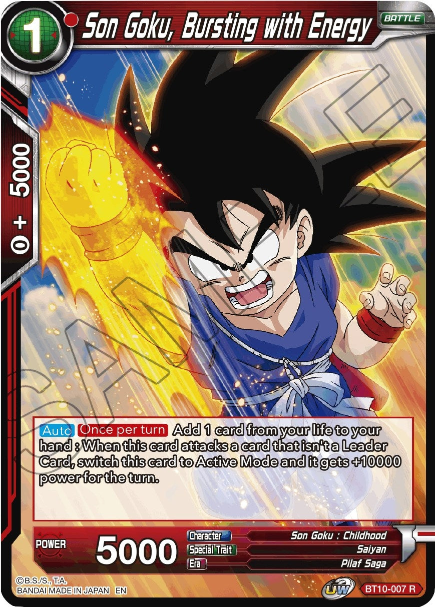 Image for Son Goku, Bursting with Energy - Dragon Ball Super: Masters