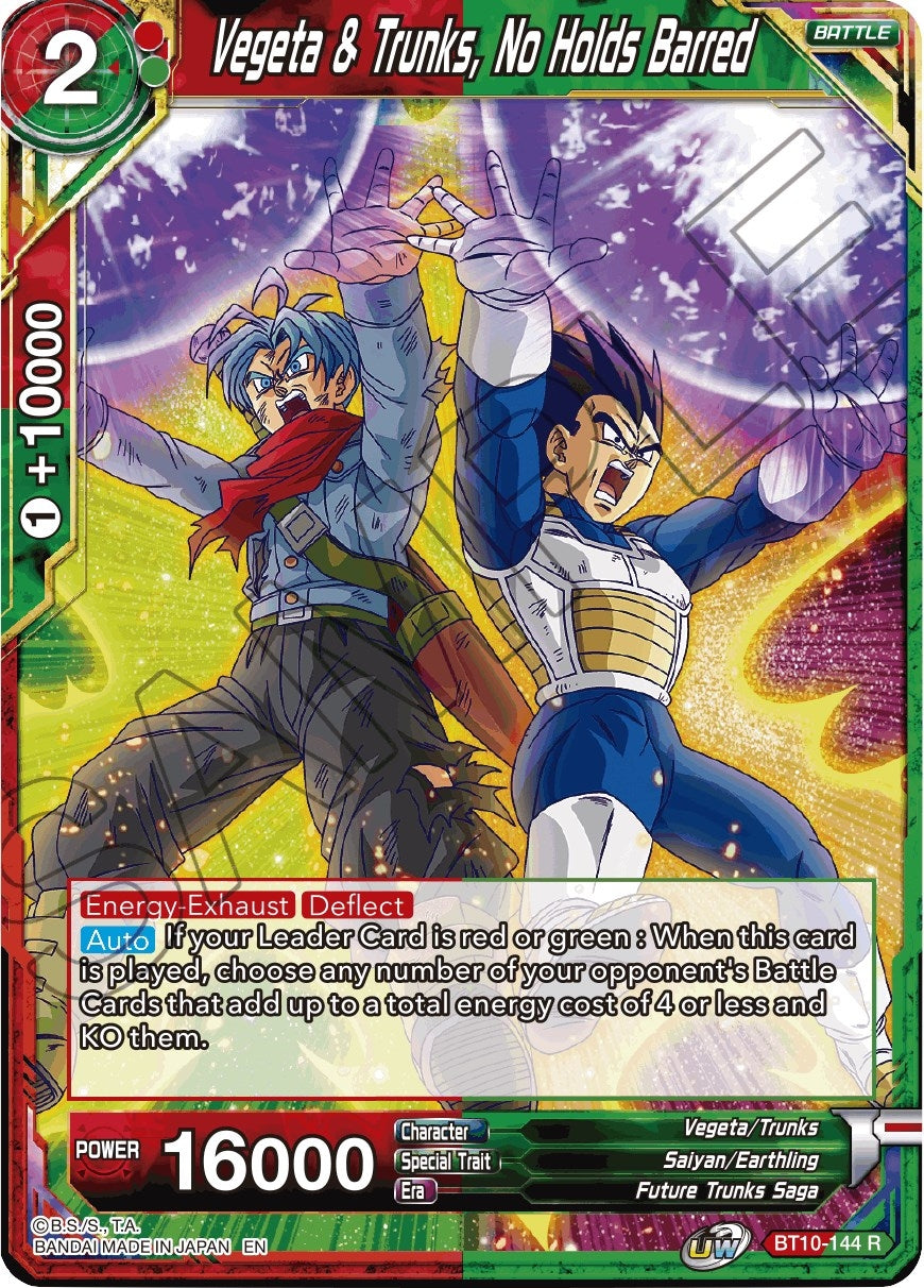 Image for Vegeta & Trunks, No Holds Barred - Dragon Ball Super: Masters