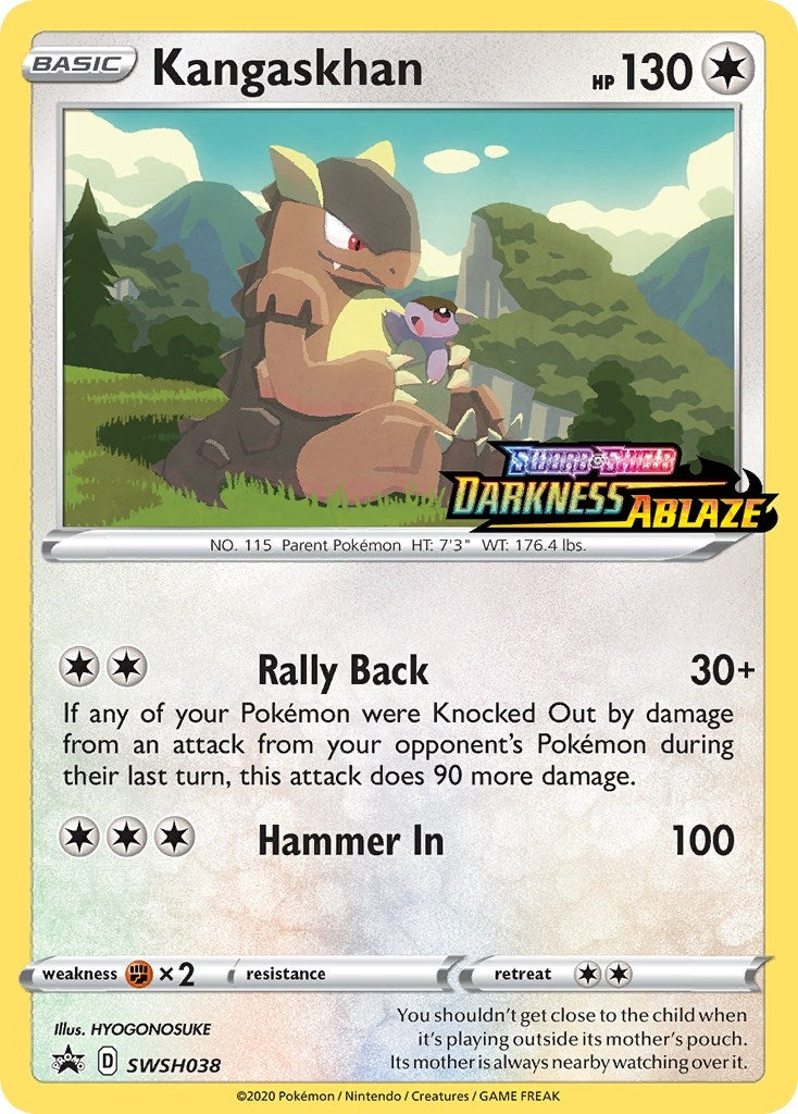 Image for Kangaskhan - SWSH038 (Prerelease) - Pokemon