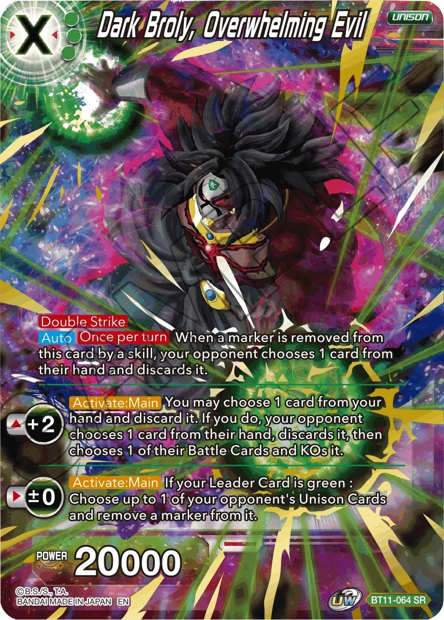 Image for Dark Broly, Overwhelming Evil - Dragon Ball Super: Masters