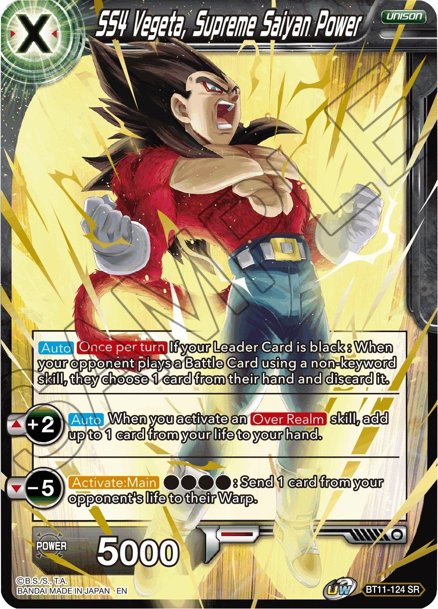 Image for SS4 Vegeta, Supreme Saiyan Power - Dragon Ball Super: Masters