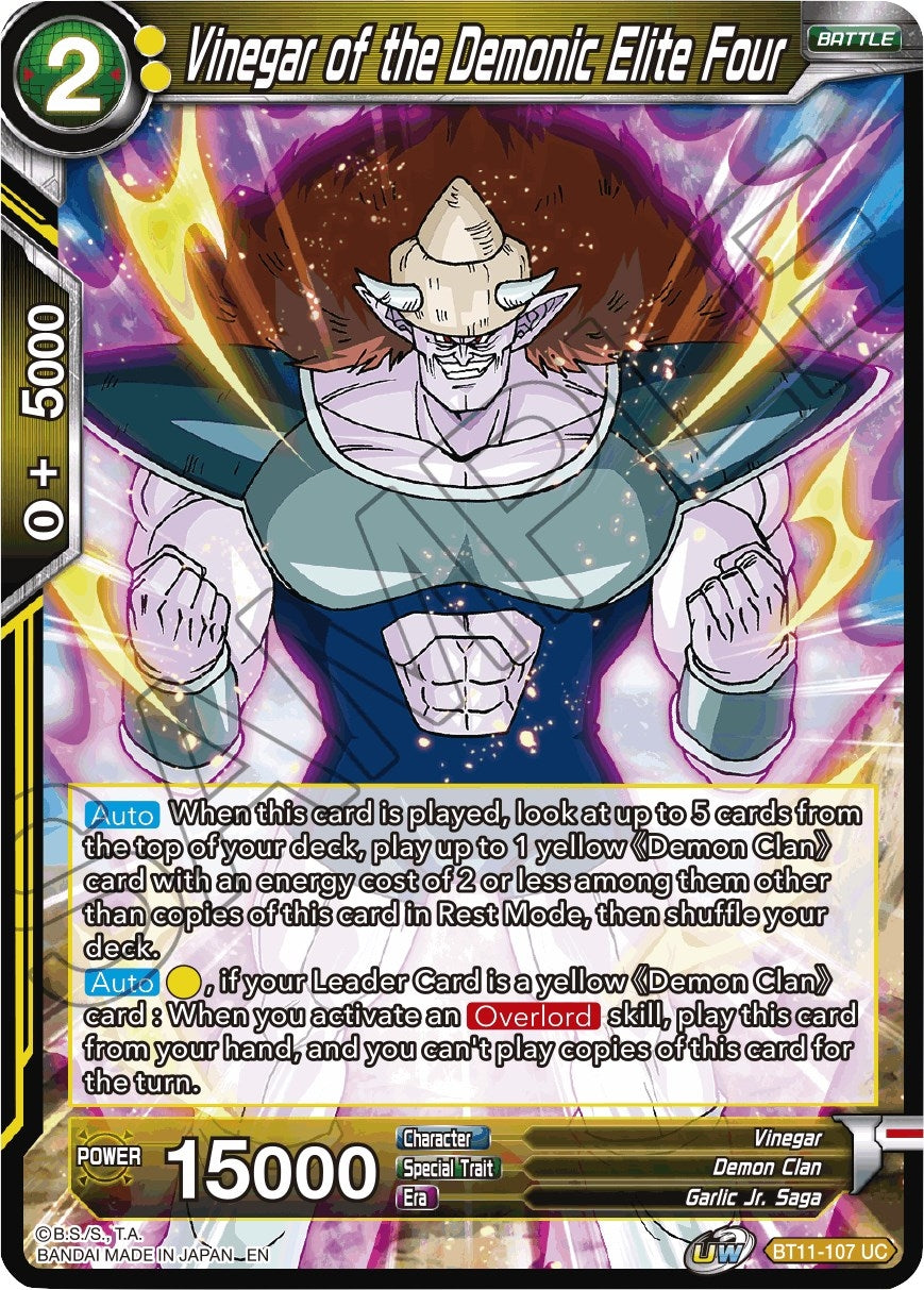 Image for Vinegar of the Demonic Elite Four - Dragon Ball Super: Masters