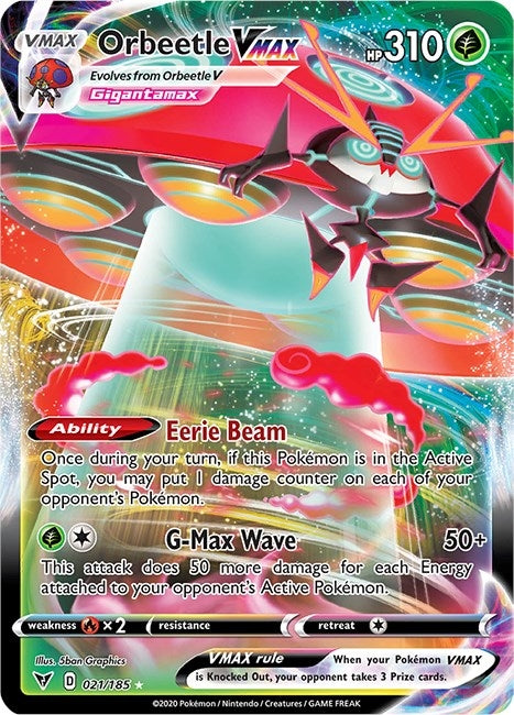 Image for Orbeetle VMAX - Pokemon