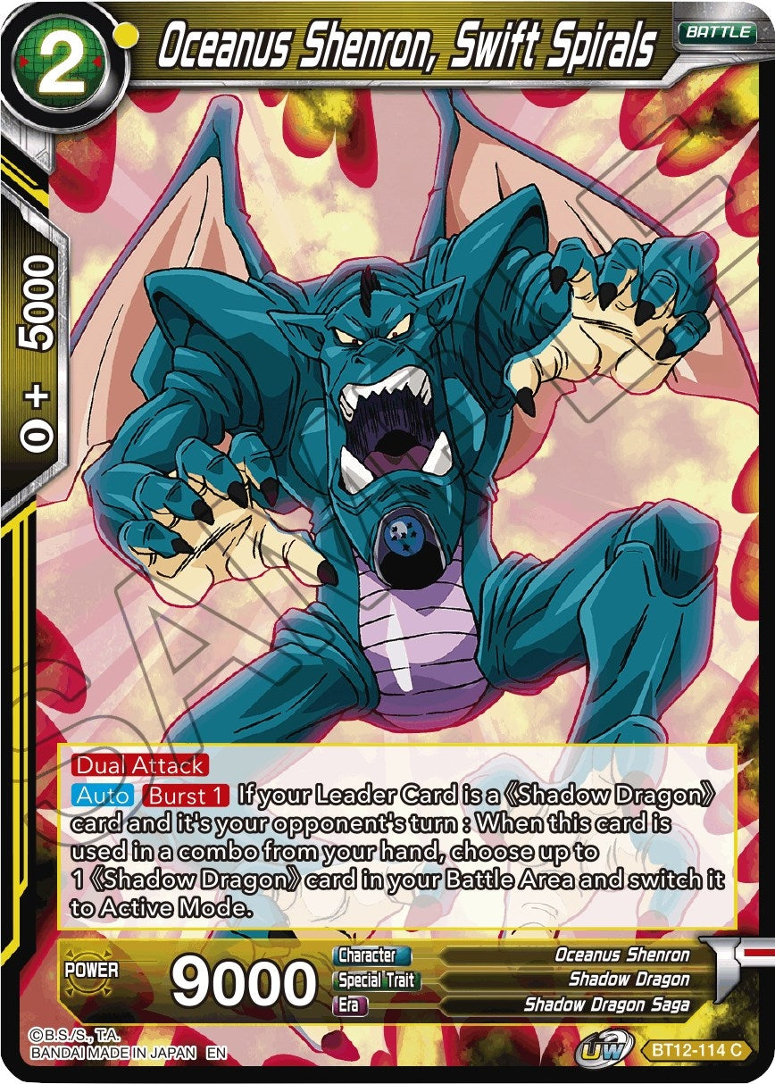 Image for Oceanus Shenron, Swift Spirals - Dragon Ball Super: Masters