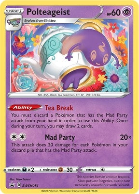 Image for Polteageist - SWSH081 - Pokemon