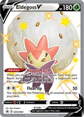 Image for Eldegoss V - SWSH084 - Pokemon