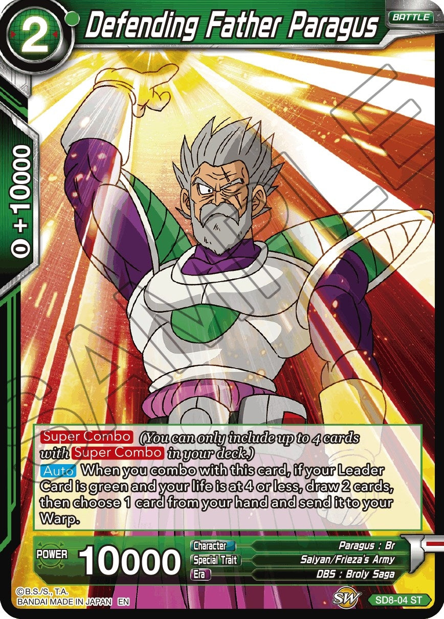 Image for Defending Father Paragus (Reprint) - Dragon Ball Super: Masters