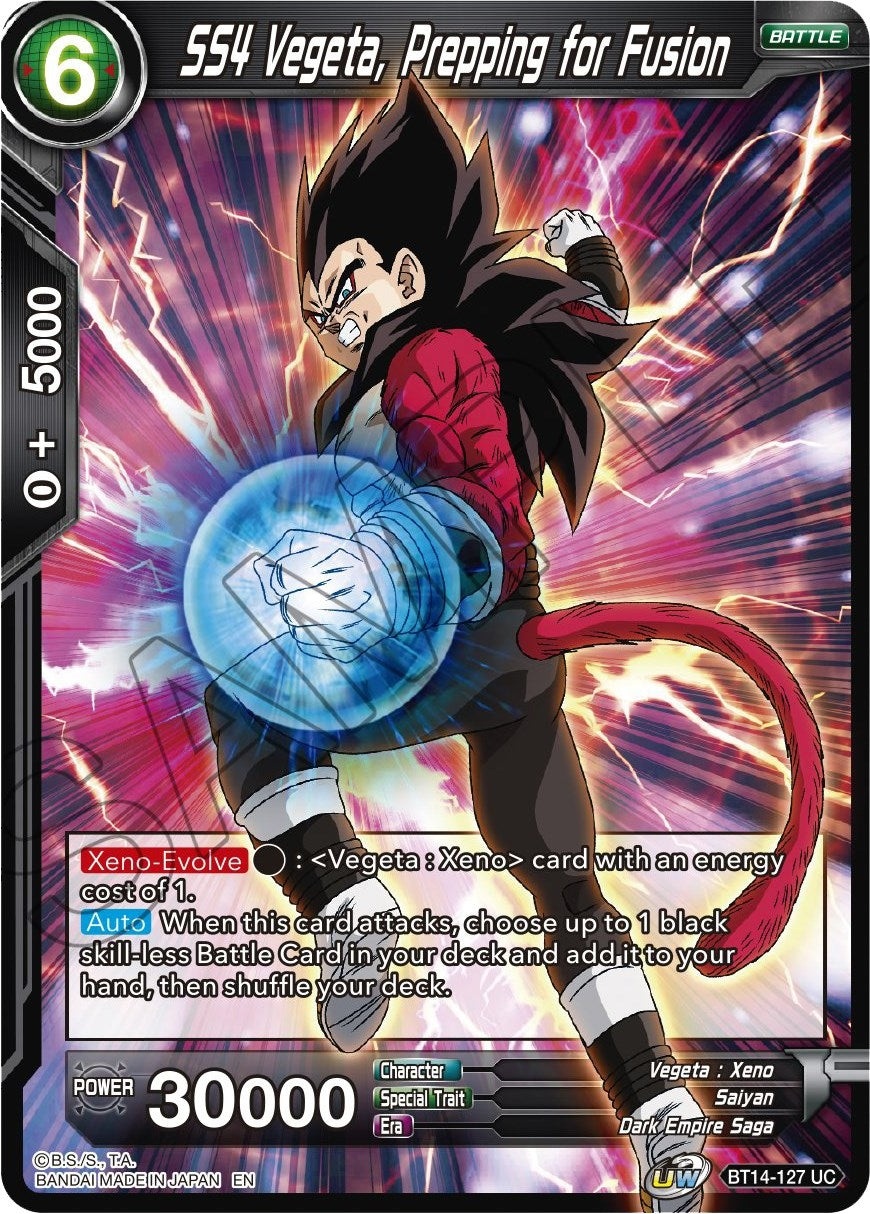 Image for SS4 Vegeta, Prepping for Fusion - Dragon Ball Super: Masters
