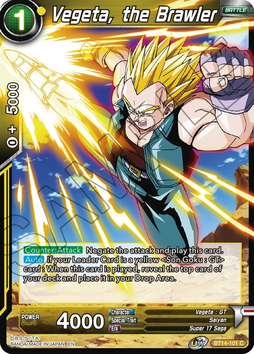 Image for Vegeta, the Brawler - Dragon Ball Super: Masters