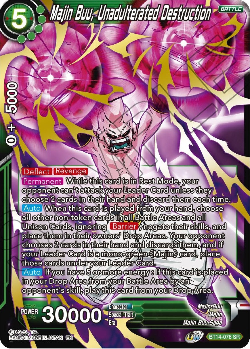 Image for Majin Buu, Unadulterated Destruction - Dragon Ball Super: Masters