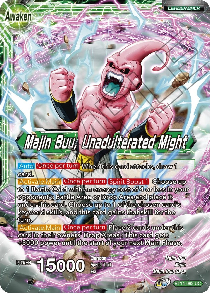 Image for Majin Buu // Majin Buu, Unadulterated Might - Dragon Ball Super: Masters