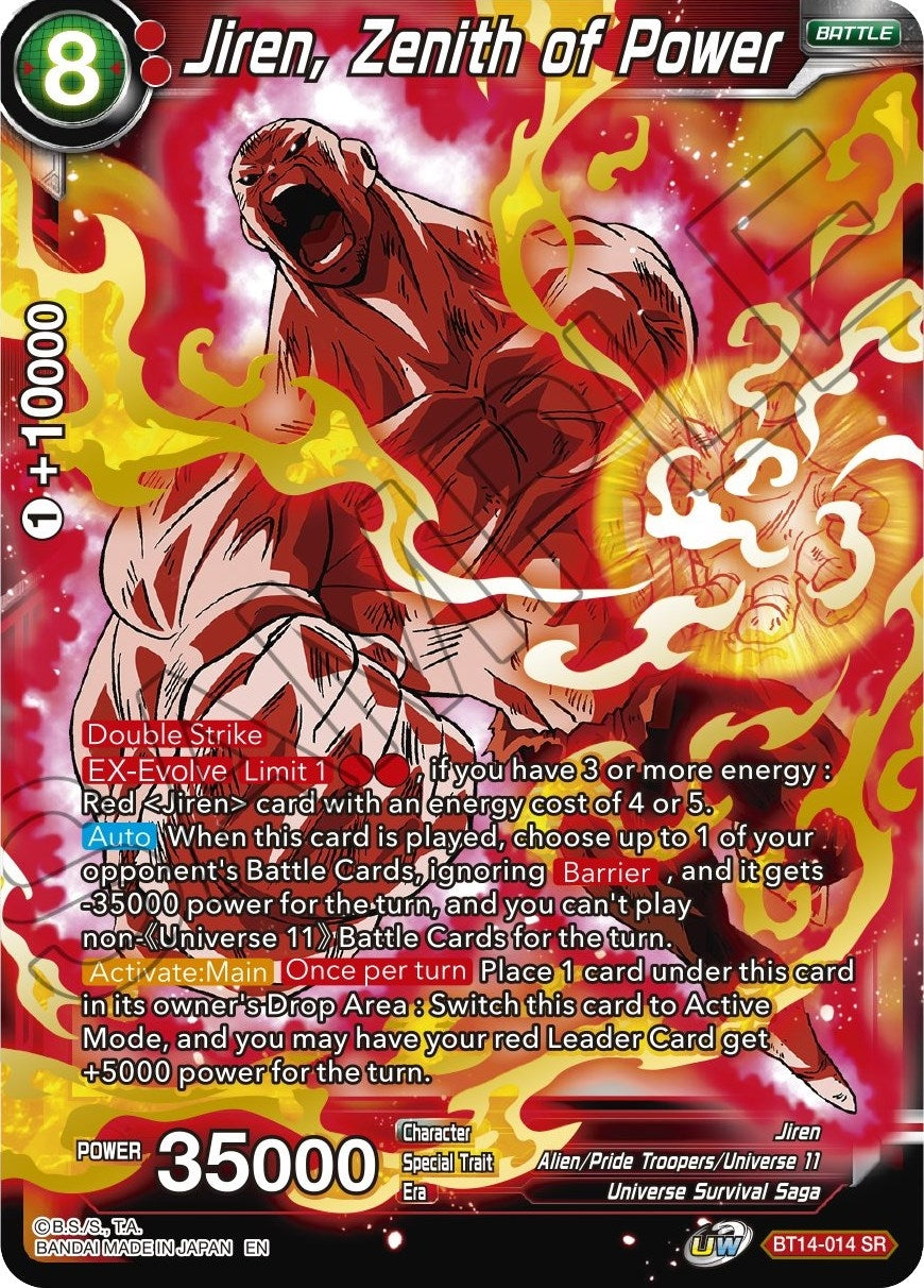 Image for Jiren, Zenith of Power - Dragon Ball Super: Masters