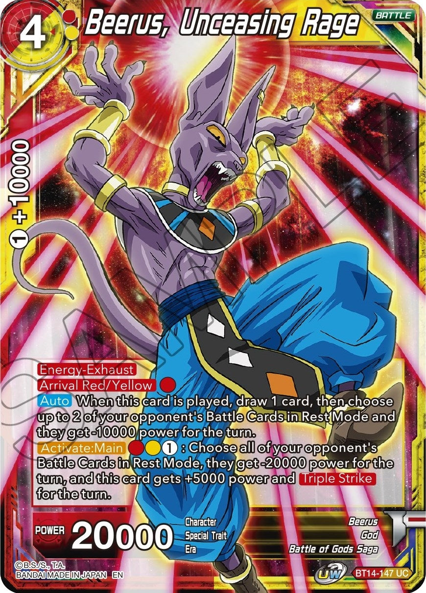 Image for Beerus, Unceasing Rage - Dragon Ball Super: Masters