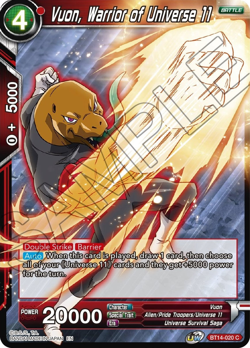 Image for Vuon, Warrior of Universe 11 - Dragon Ball Super: Masters