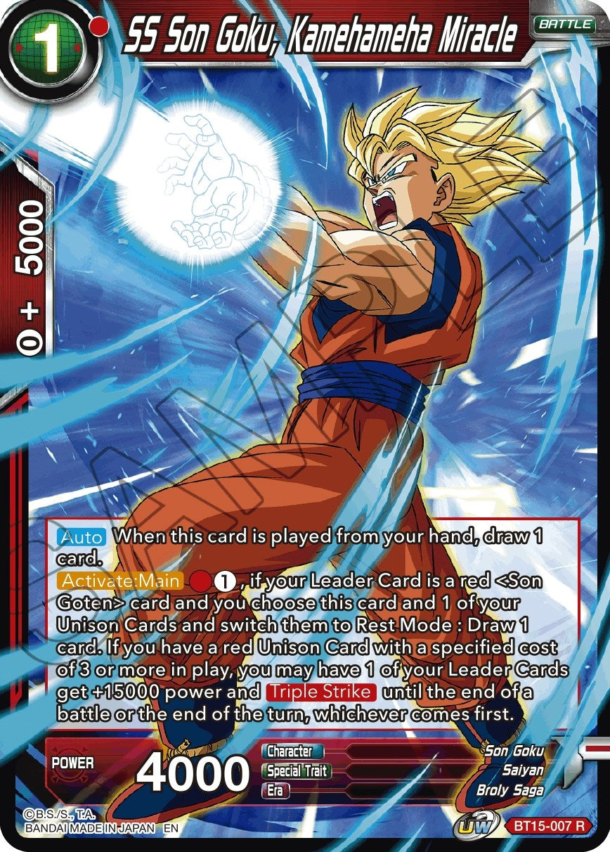 Image for SS Son Goku, Kamehameha Miracle - Dragon Ball Super: Masters