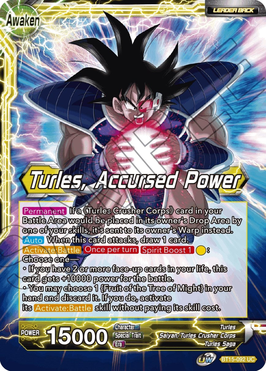 Image for Turles // Turles, Accursed Power - Dragon Ball Super: Masters