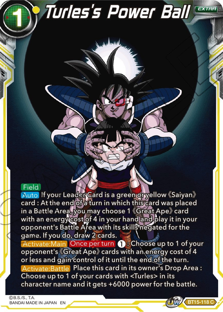 Image for Turles's Power Ball - Dragon Ball Super: Masters