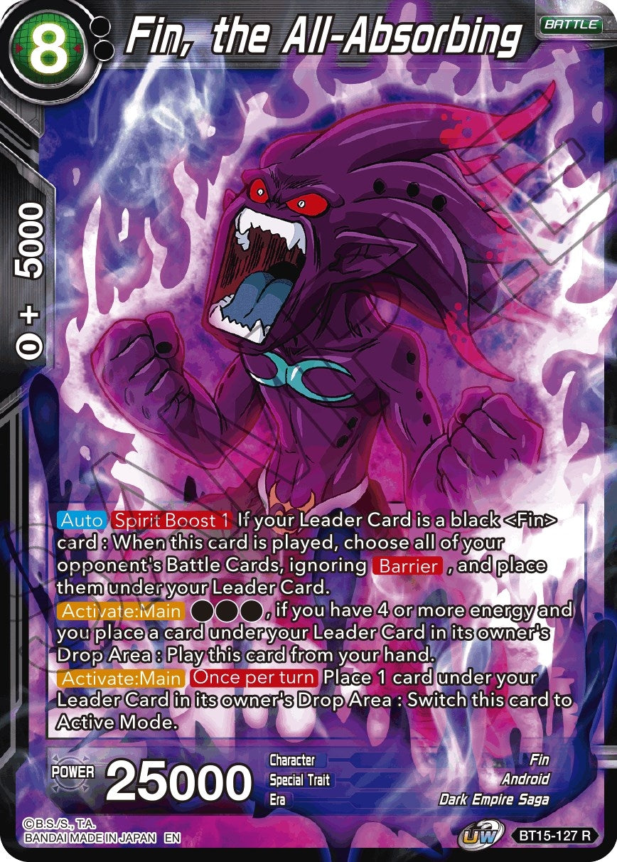 Image for Fin, the All-Absorbing - Dragon Ball Super: Masters