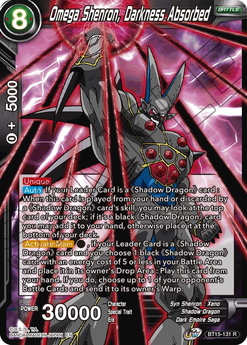 Image for Omega Shenron, Darkness Absorbed - Dragon Ball Super: Masters