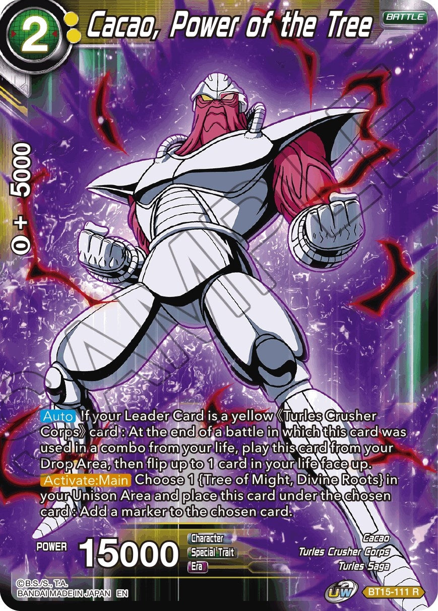 Image for Cacao, Power of the Tree - Dragon Ball Super: Masters