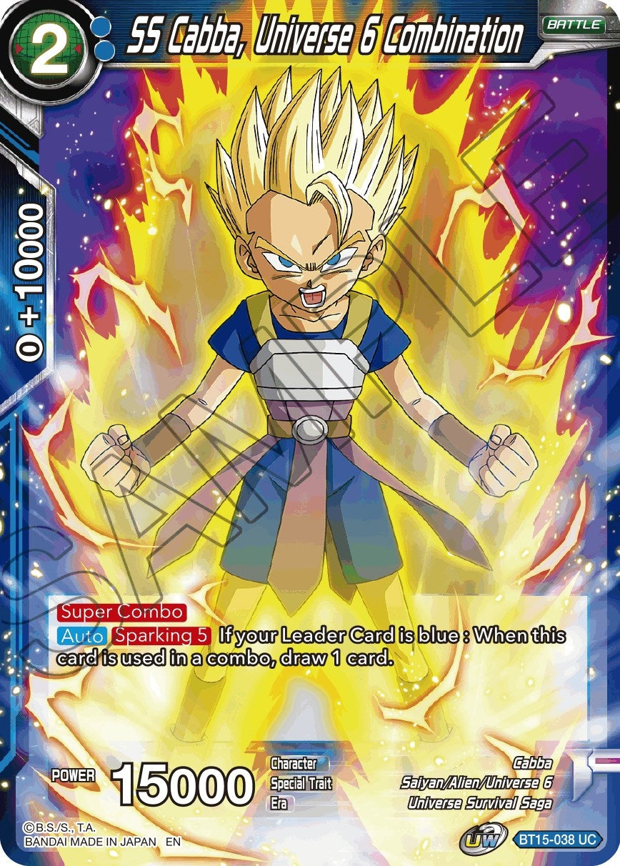 Image for SS Cabba, Universe 6 Combination - Dragon Ball Super: Masters