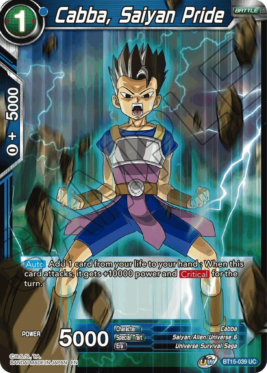 Image for Cabba, Saiyan Pride - Dragon Ball Super: Masters