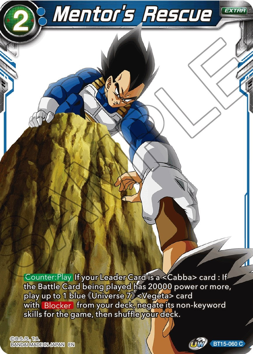 Image for Mentor's Rescue - Dragon Ball Super: Masters
